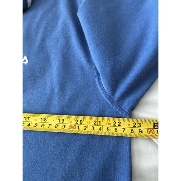 FILA PERFORMA Polo Blue Short Sleeve Collar Shirt Size Large - Picture 7 of 9